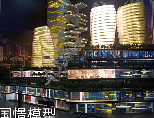 淅川县建筑模型